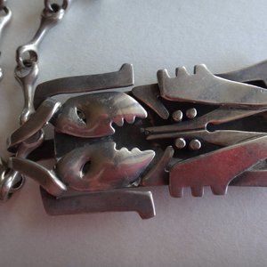 Salvador Teran Necklace, Old Rare and Heevcy